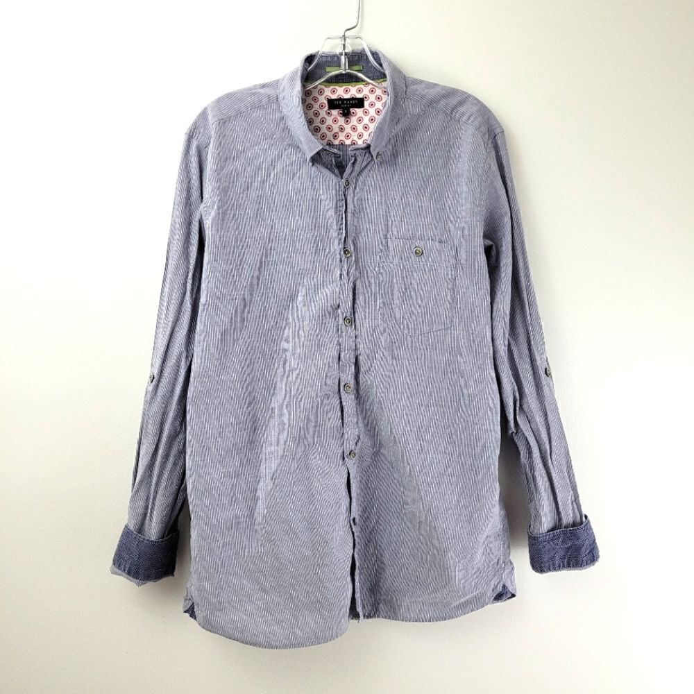 TED BAKER lightweight chambray button down